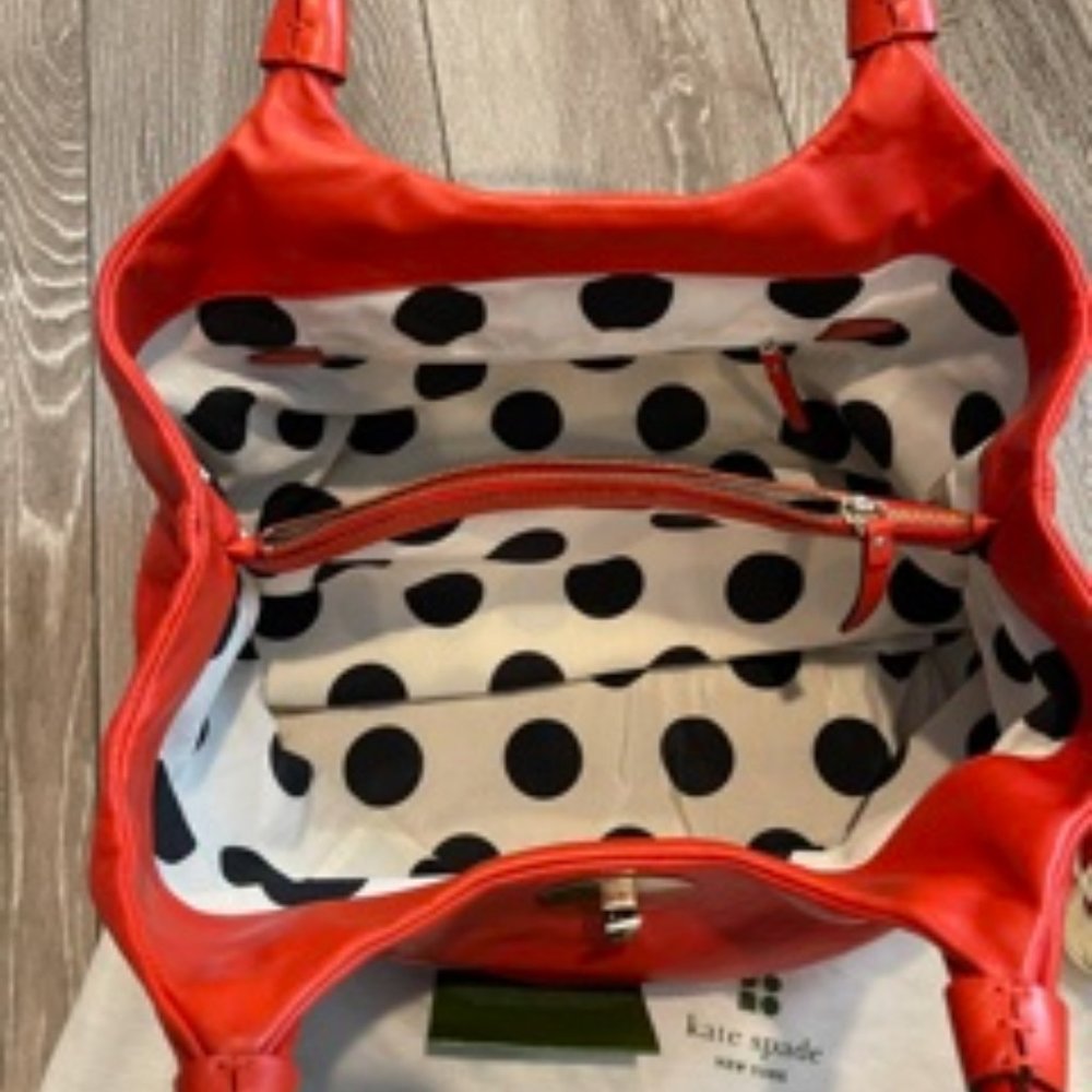 Stunning burnt orange Kate Spade handbag
